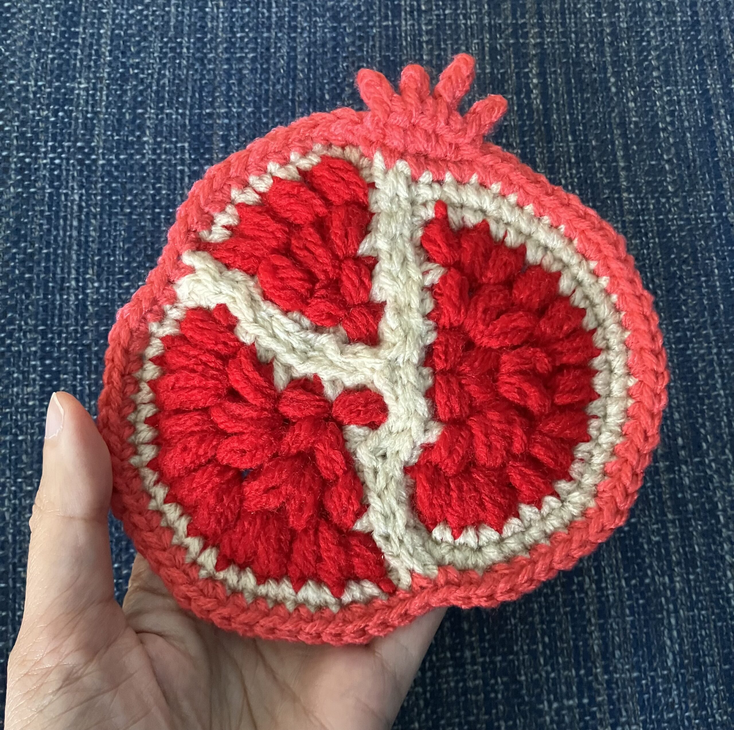 Pomegranate Trivet Crochet Pattern